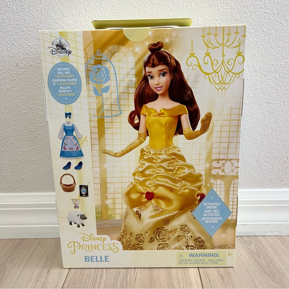 Disney Store Official Princess Story Doll Beauty and the Beast Belle Barbie Doll
